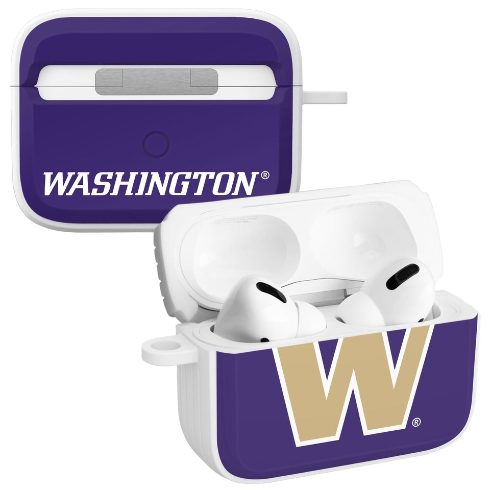 Washington Huskies HDX Apple Airpods Pro 1 & 2 Case Cover - Wear with style
