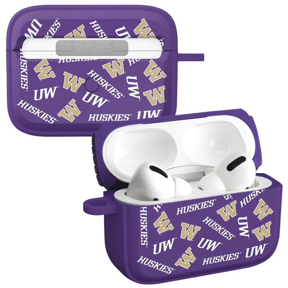 Washington Huskies HDX Apple Airpods Pro 1 & 2 Case Cover - Wear with style