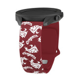 Washington State Cougars HD Watchband for Samsung, Garmin, Fossil, and More for Samsung, Garmin, Fossil, and More - Wear with style