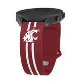 Washington State Cougars HD Watchband for Samsung, Garmin, Fossil, and More for Samsung, Garmin, Fossil, and More - Wear with style