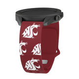 Washington State Cougars HD Watchband for Samsung, Garmin, Fossil, and More for Samsung, Garmin, Fossil, and More - Wear with style
