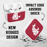 Washington State Cougars HDX Apple Airpods Pro 1 & 2 Case Cover - Wear with style