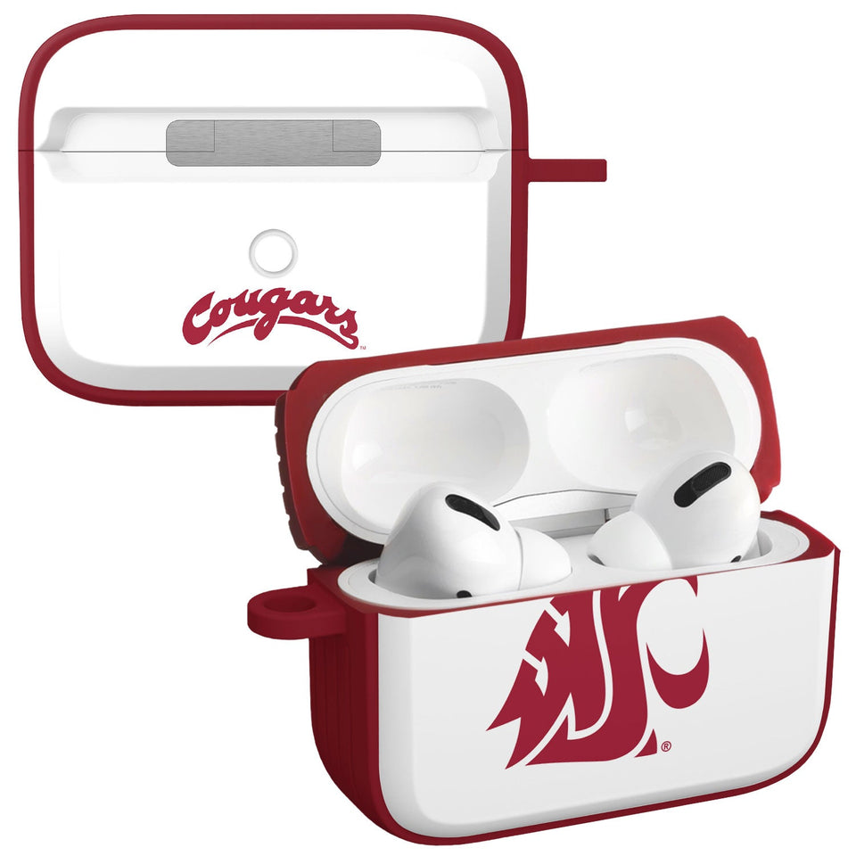 Washington State Cougars HDX Apple Airpods Pro 1 & 2 Case Cover - Wear with style