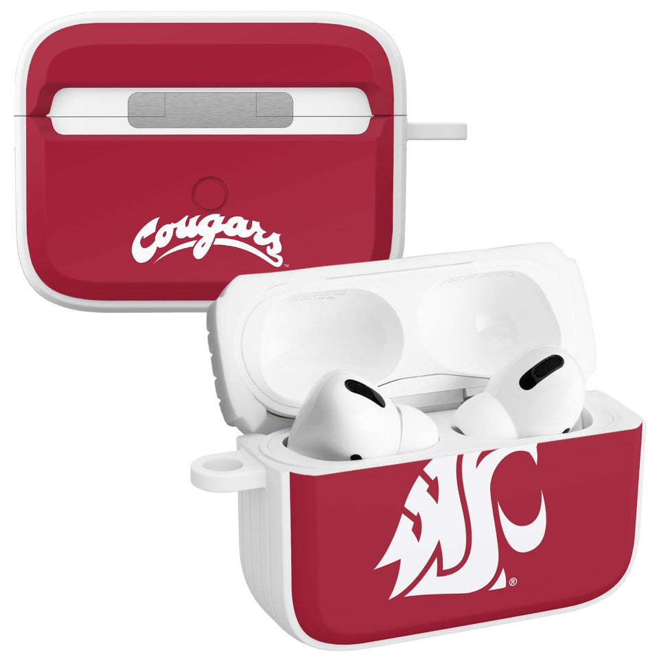 Washington State Cougars HDX Apple Airpods Pro 1 & 2 Case Cover - Wear with style
