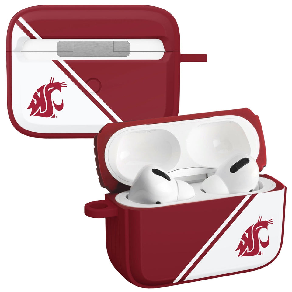 Washington State Cougars HDX Champion Series Apple AirPods Pro 1 & 2 Case Cover - Wear with style