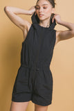 Waverly Windbreaker Romper With Elastic Waistband - Wear with style