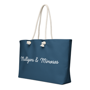 Mulligans & Mimosas Blue Golf Tote Bag