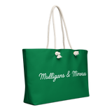 Mulligans & Mimosas Kelly Green Golf Tote Bag