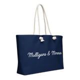Mulligans & Mimosas Navy Golf Tote Bag