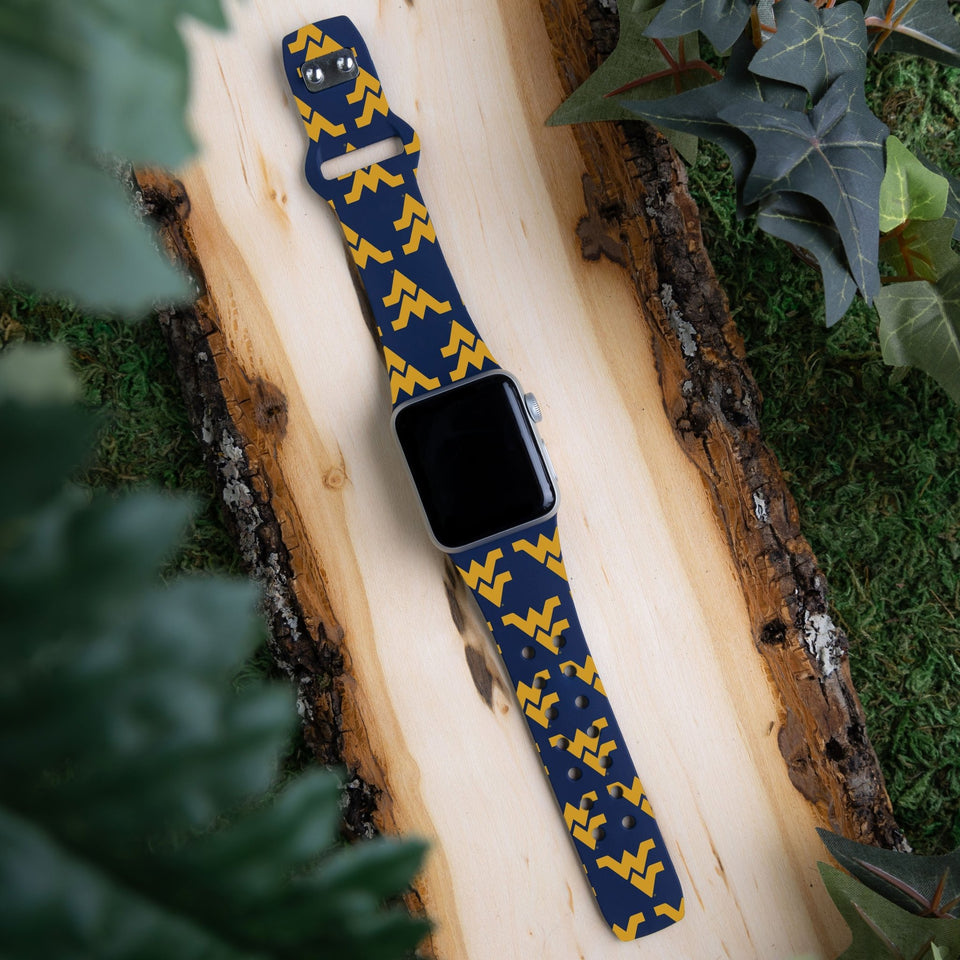 West Virginia Mountaineers HD Apple Watch Band - Wear with style