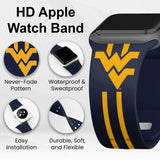 West Virginia Mountaineers HD Apple Watch Band - Wear with style