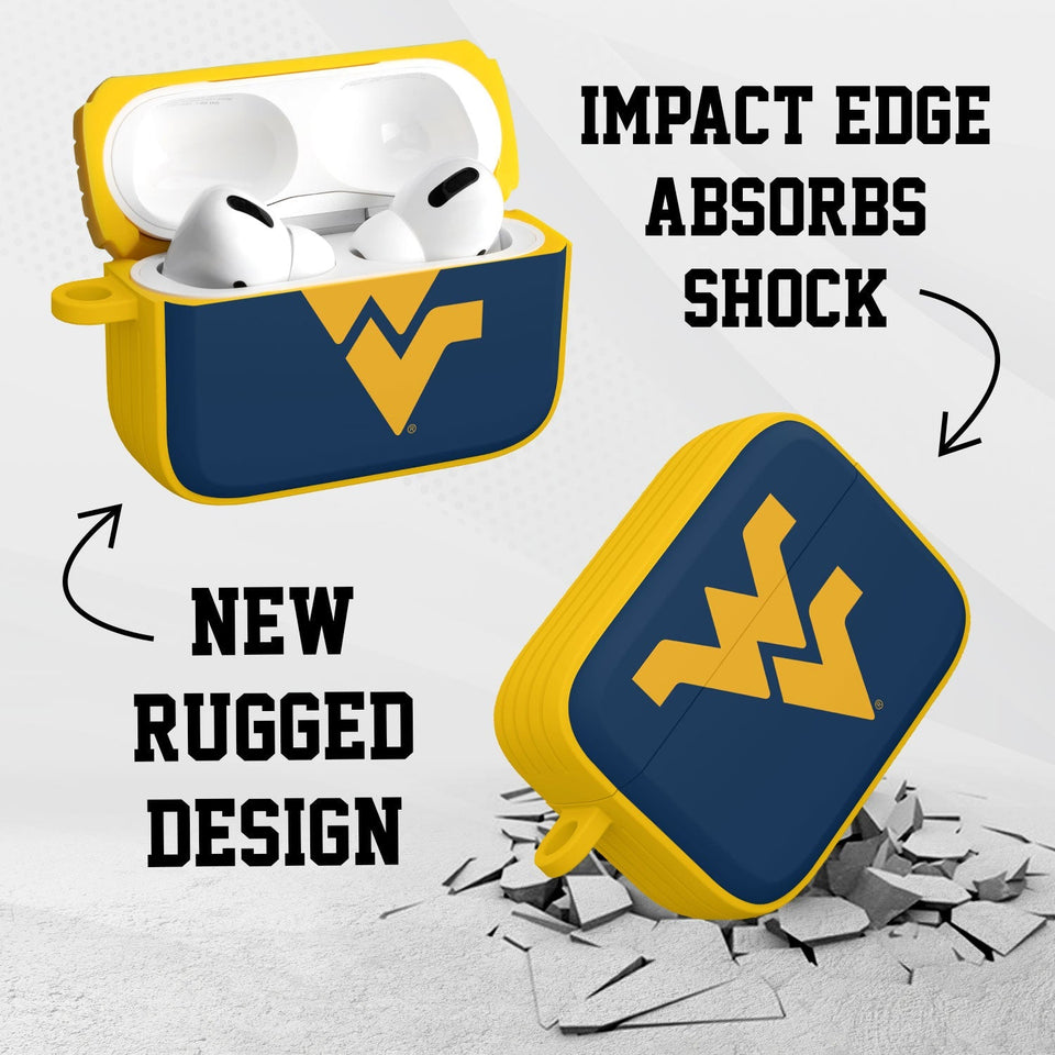 West Virginia Mountaineers HDX Apple AirPods Pro 1 & 2 Case Cover - Wear with style