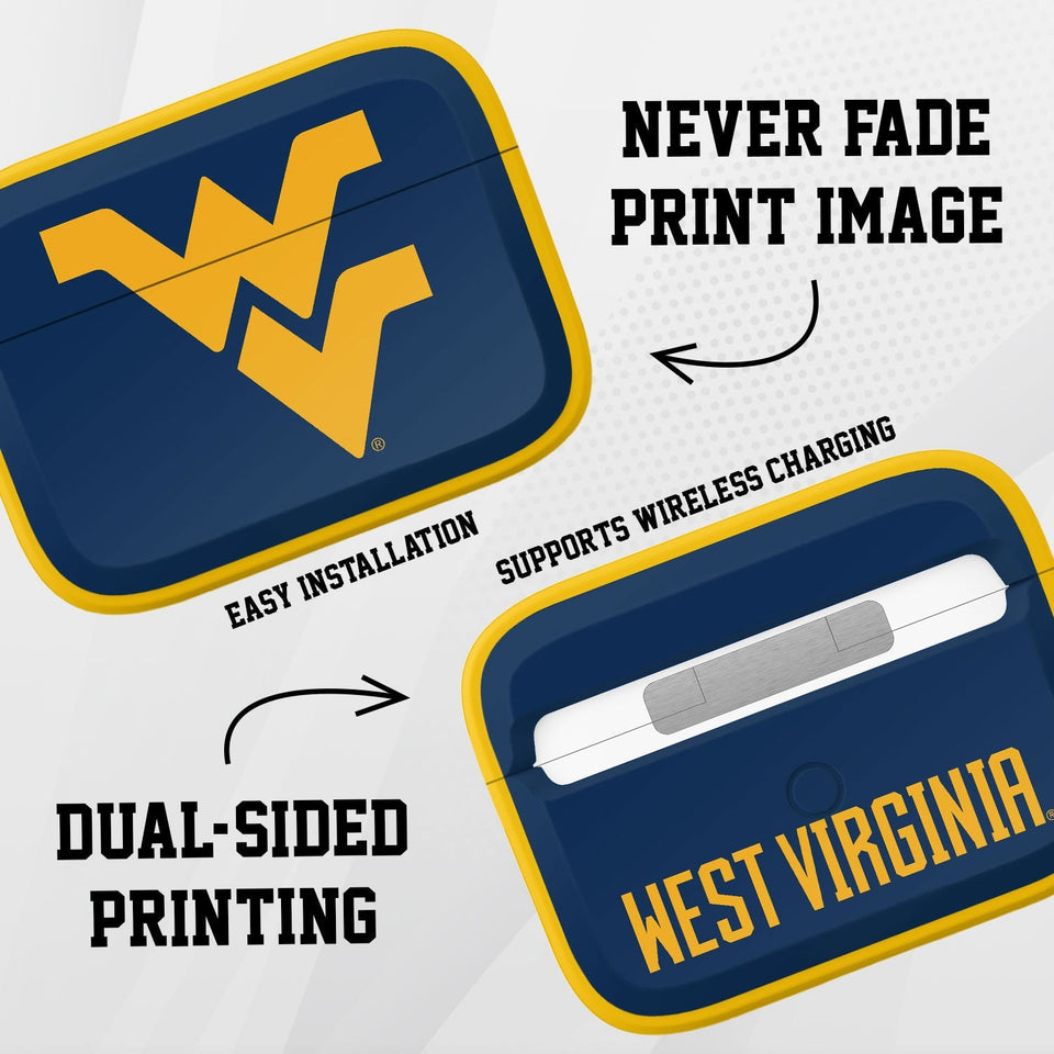 West Virginia Mountaineers HDX Apple AirPods Pro 1 & 2 Case Cover - Wear with style