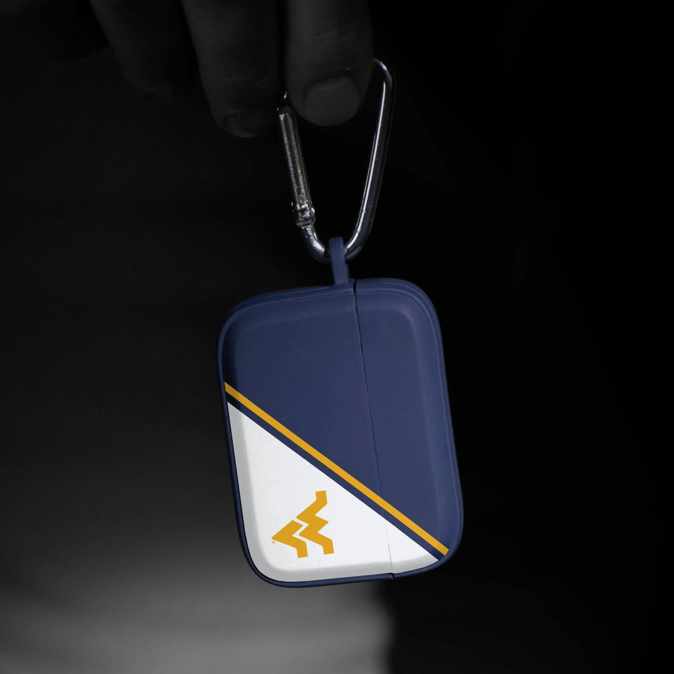 West Virginia Mountaineers HDX Champion Series Apple AirPods Pro 1 & 2 Case Cover - Wear with style