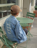 What a Friend in Jesus Kids Denim Jacket - Wear with style