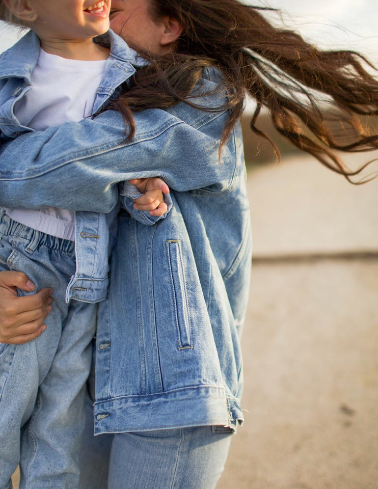 What a Friend in Jesus Kids Denim Jacket - Wear with style