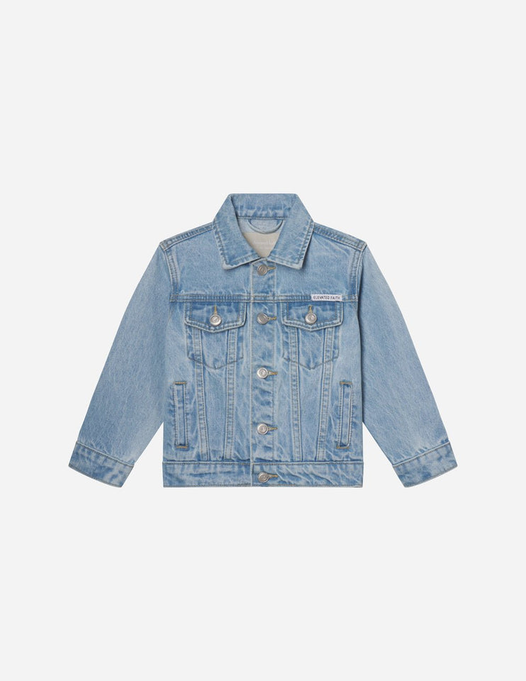 What a Friend in Jesus Kids Denim Jacket - Wear with style