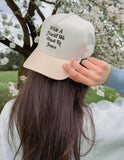 What a Friend in Jesus Trucker Hat - Wear with style