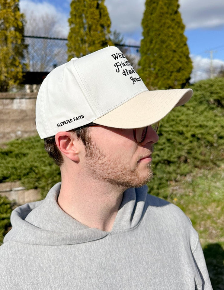 What a Friend in Jesus Trucker Hat - Wear with style