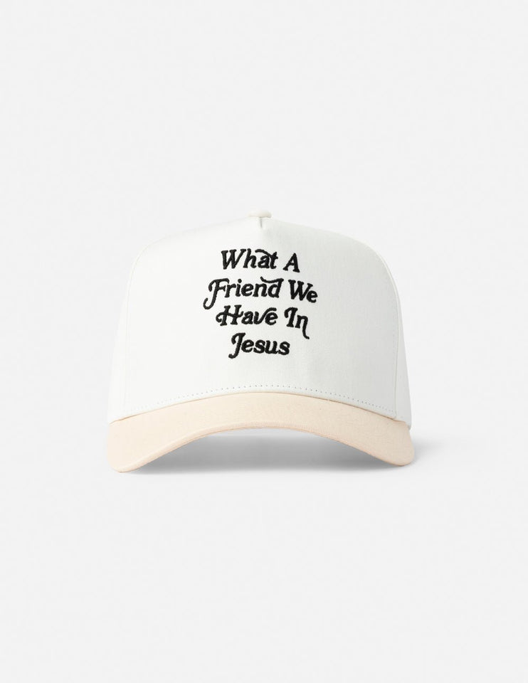 What a Friend in Jesus Trucker Hat - Wear with style