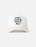 What a Friend in Jesus Trucker Hat - Wear with style