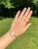 White Enamel Heart of God Ring - Wear with style