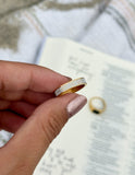 White Enamel Heart of God Ring - Wear with style