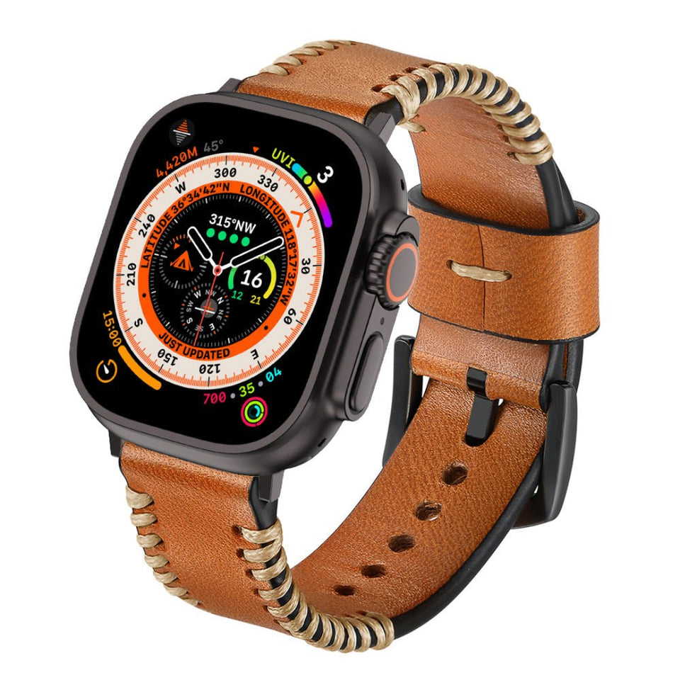 Wilderness Leather Band for Apple Watch - Wear with style