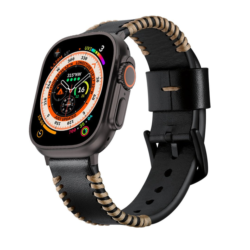Wilderness Leather Band for Apple Watch - Wear with style