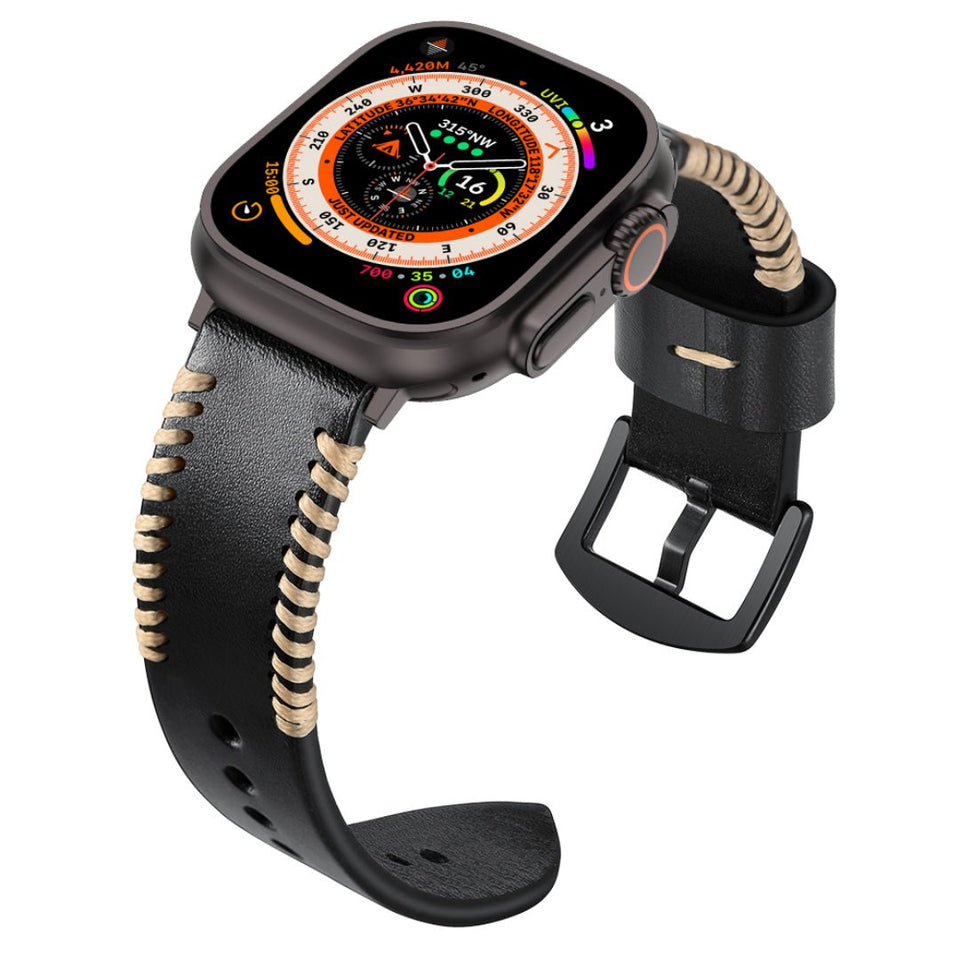 Wilderness Leather Band for Apple Watch - Wear with style