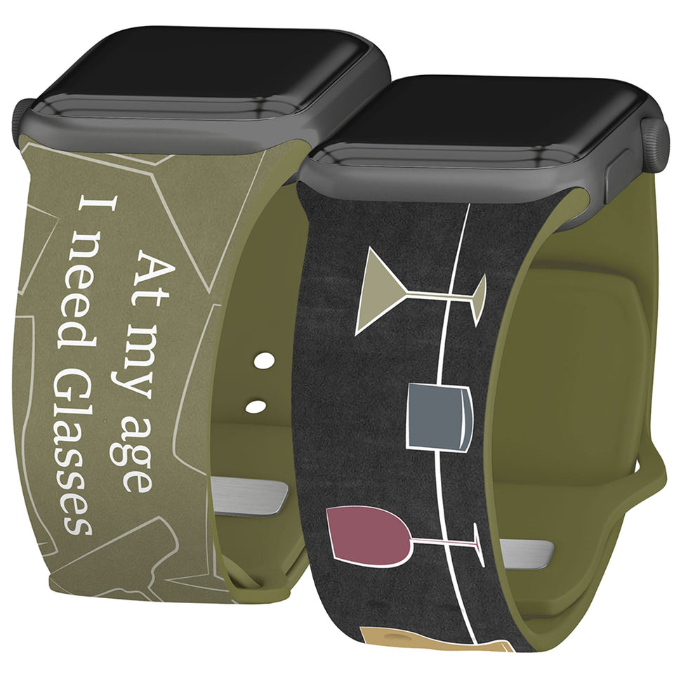 Wine, Beer, & Booze HD Apple Watch Band - Wear with style