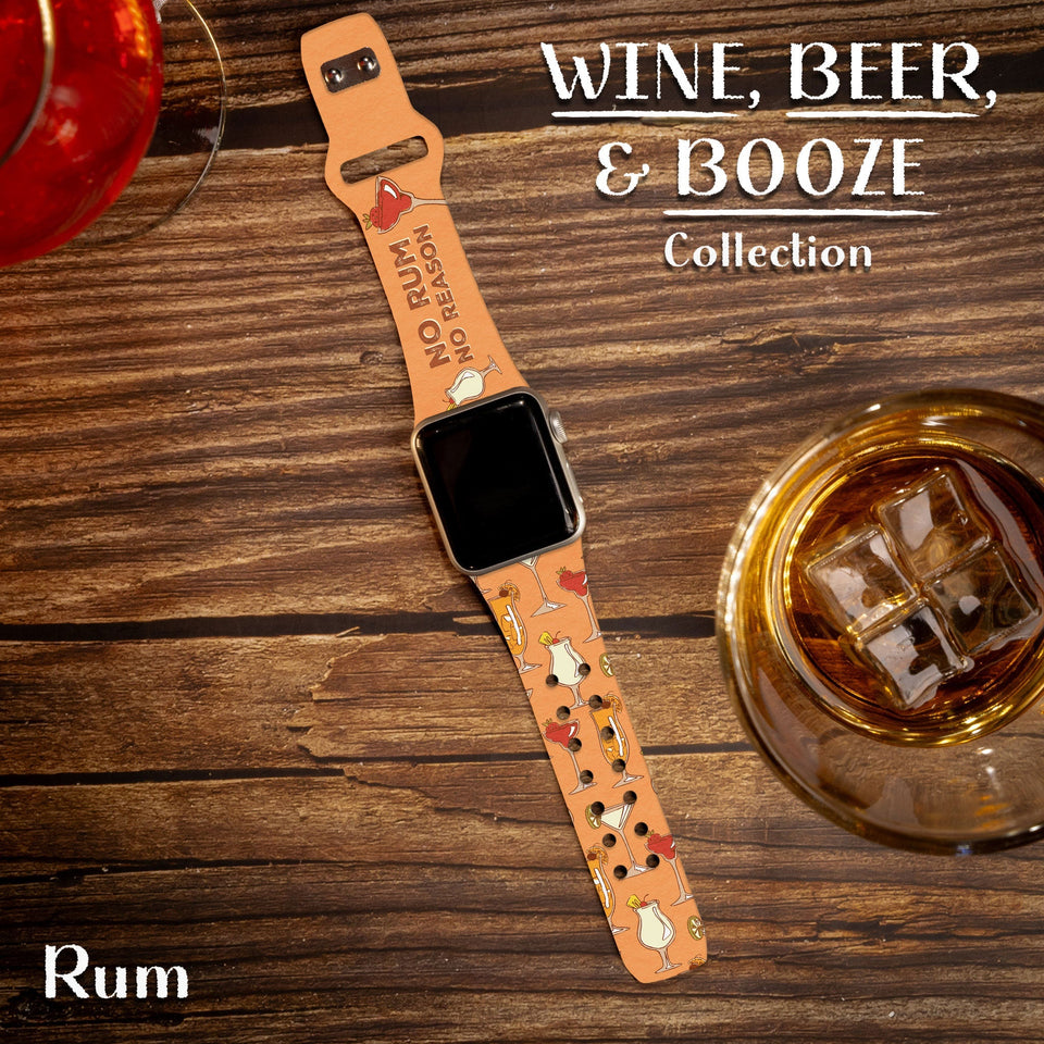 Wine, Beer, & Booze HD Apple Watch Band - Wear with style