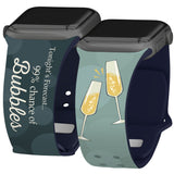 Wine, Beer, & Booze HD Apple Watch Band - Wear with style
