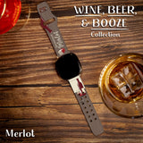 Wine, Beer, & Booze HD Fitbit Versa 3 & Sense 1 Watch Band - Wear with style