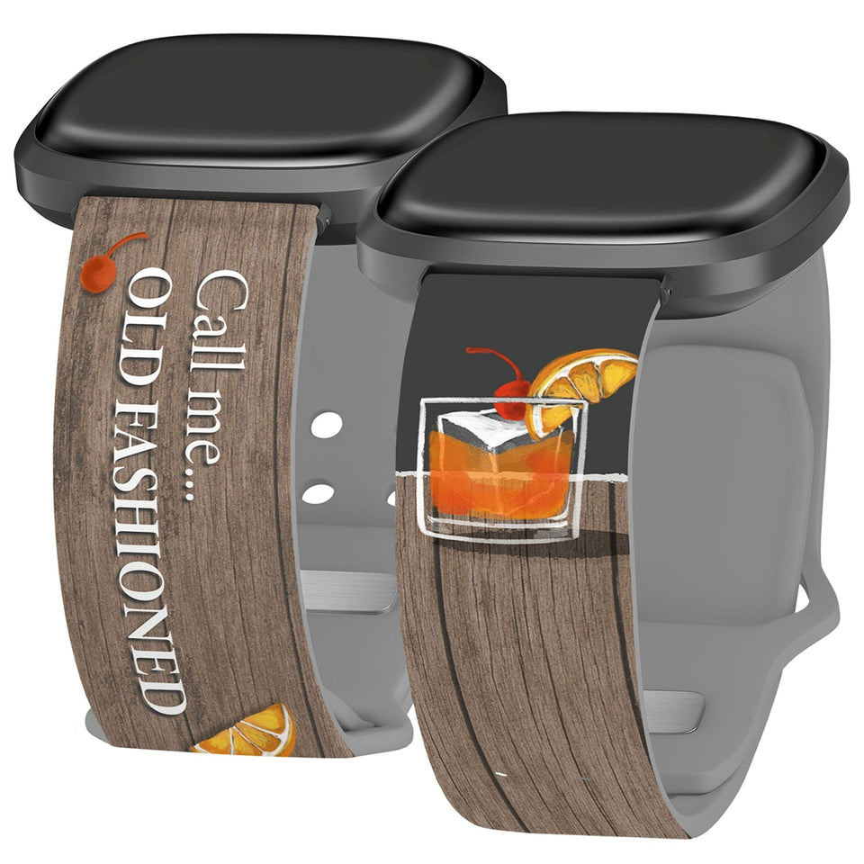 Wine, Beer, & Booze HD Fitbit Versa 3 & Sense 1 Watch Band - Wear with style