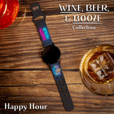 Wine, Beer, & Booze HD Watchband for Samsung, Garmin, Fossil, and More - Wear with style