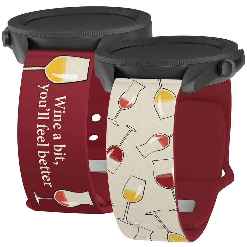 Wine, Beer, & Booze HD Watchband for Samsung, Garmin, Fossil, and More - Wear with style