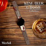 Wine, Beer, & Booze HD Watchband for Samsung, Garmin, Fossil, and More - Wear with style