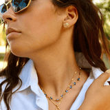 Wired Ball Gold Knot Stud Dainty Earrings - Wear with style