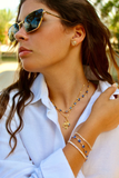 Wired Ball Gold Knot Stud Dainty Earrings - Wear with style
