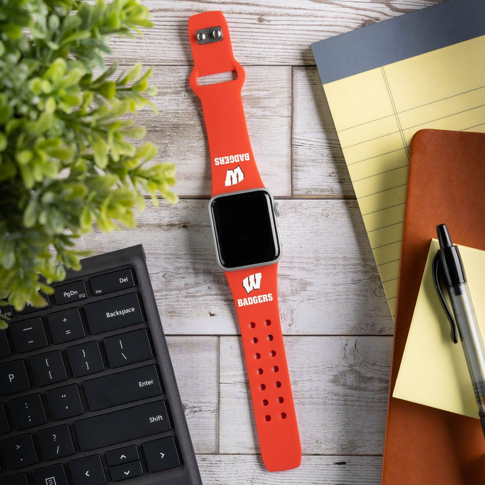Wisconsin Badgers HD Apple Watch Band - Wear with style