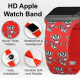 Wisconsin Badgers HD Apple Watch Band - Wear with style