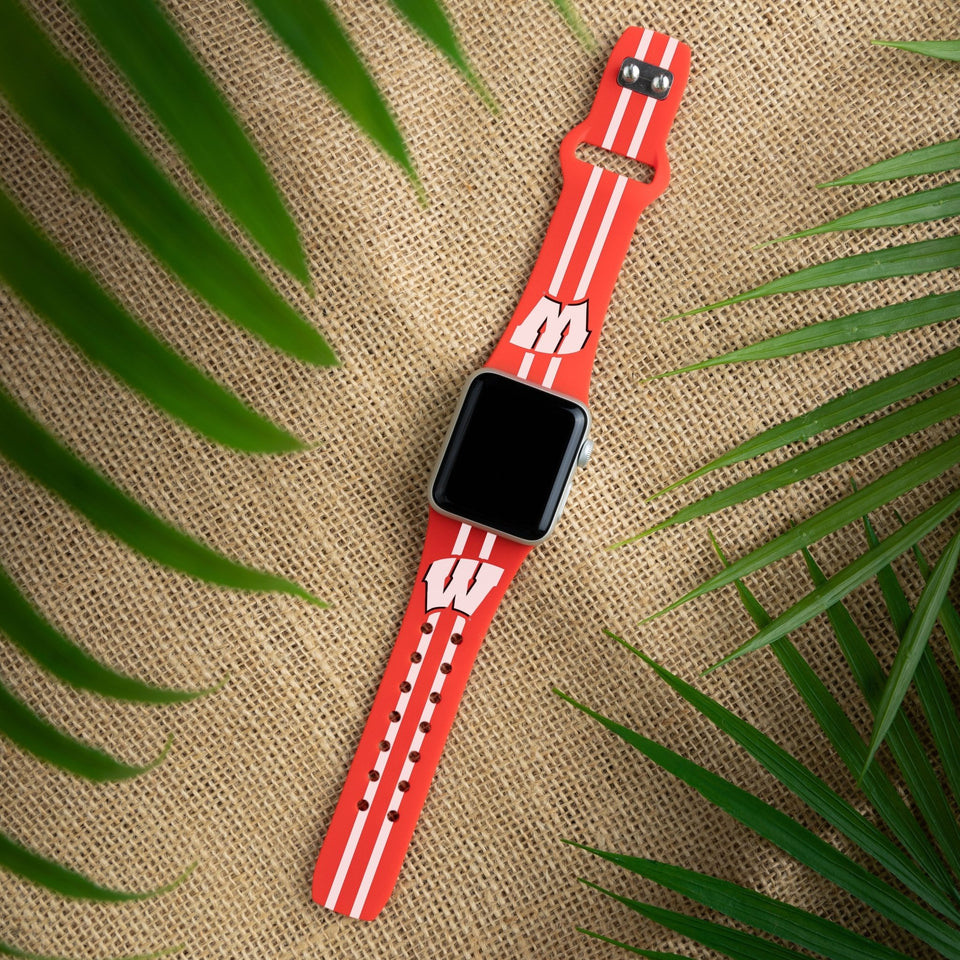 Wisconsin Badgers HD Apple Watch Band - Wear with style