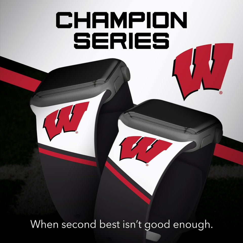 Wisconsin Badgers HD Apple Watch Band - Wear with style