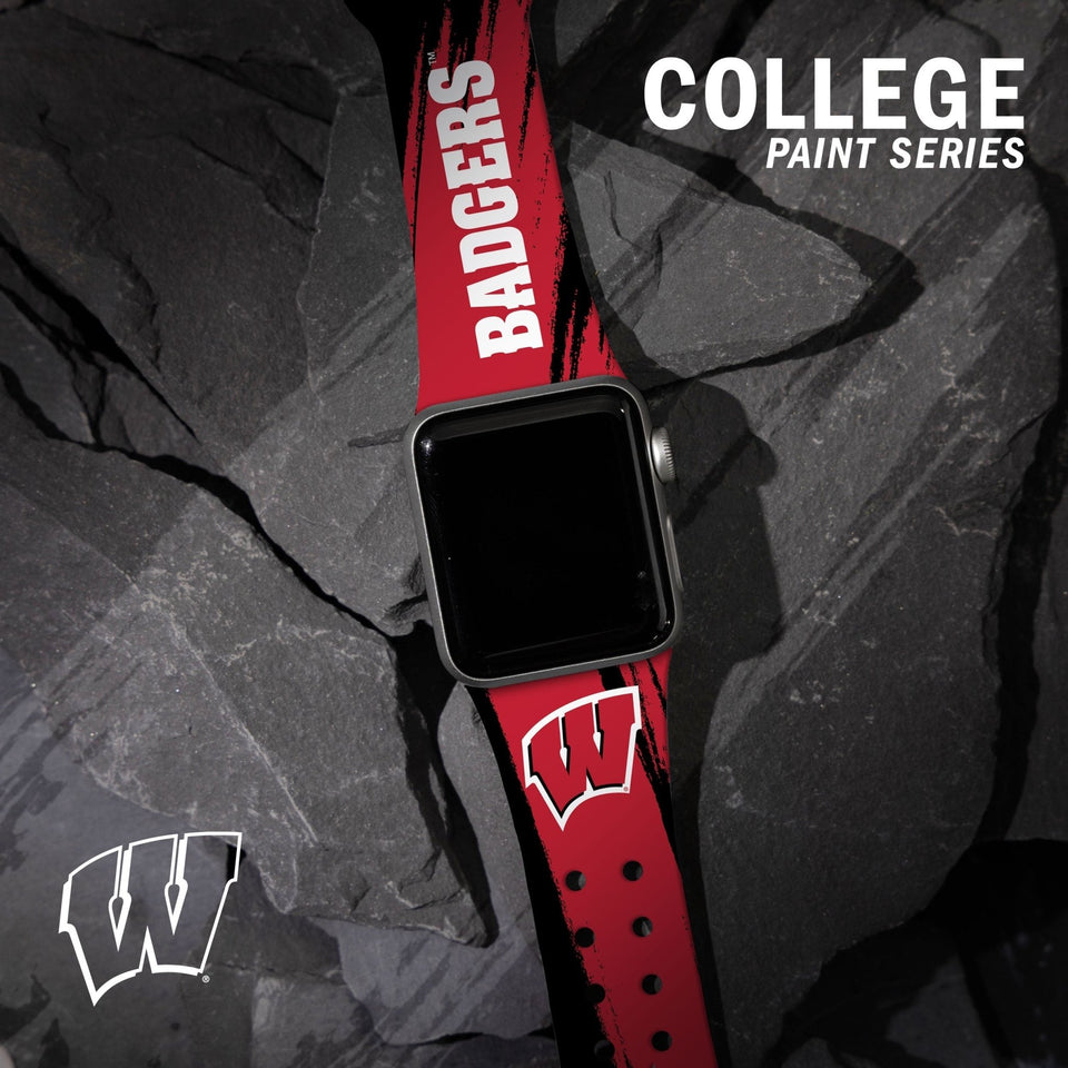 Wisconsin Badgers HD Apple Watch Band - Wear with style