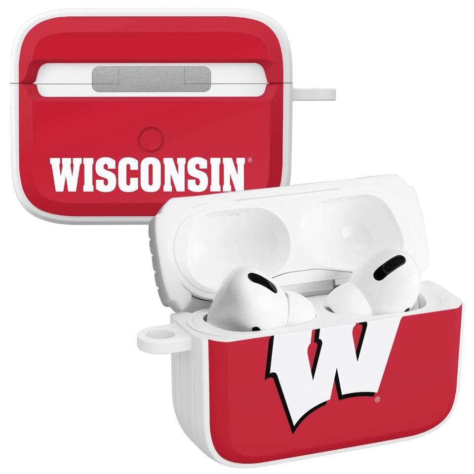 Wisconsin Badgers HDX Apple Airpods Pro 1 & 2 Case Cover - Wear with style