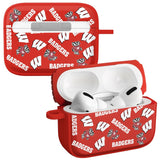 Wisconsin Badgers HDX Apple Airpods Pro 1 & 2 Case Cover - Wear with style