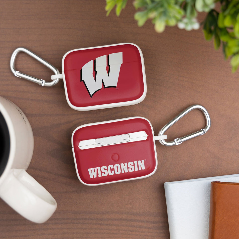 Wisconsin Badgers HDX Apple Airpods Pro 1 & 2 Case Cover - Wear with style
