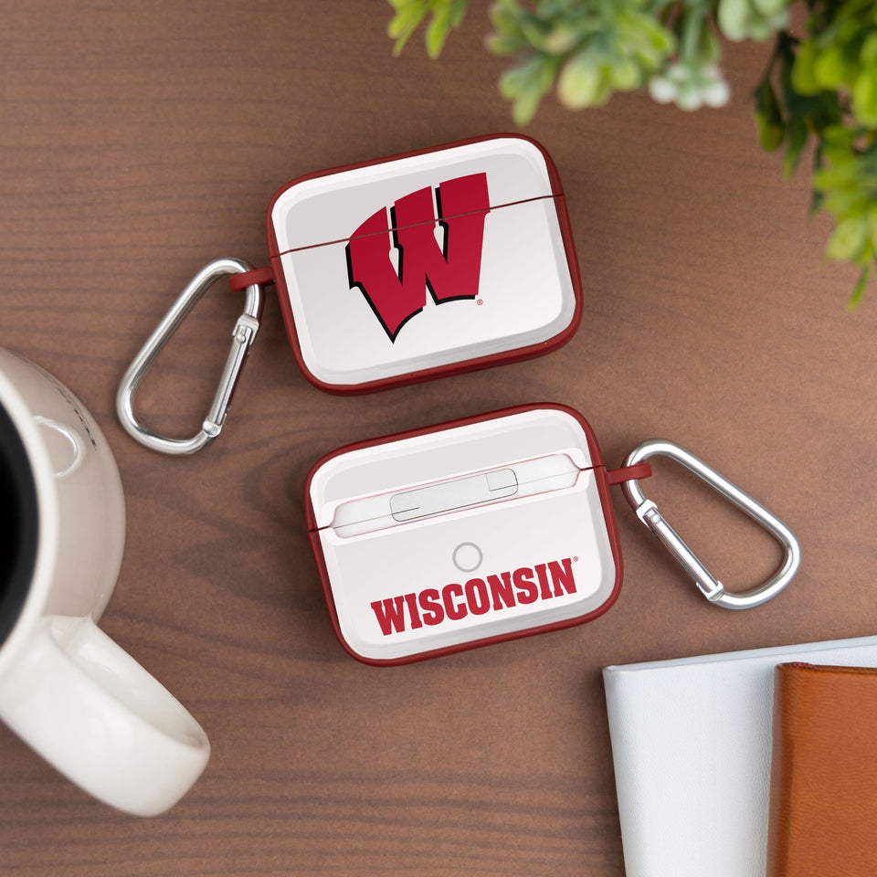 Wisconsin Badgers HDX Apple Airpods Pro 1 & 2 Case Cover - Wear with style
