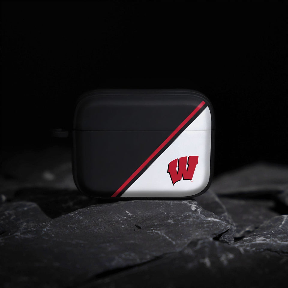 Wisconsin Badgers HDX Champion Series Apple AirPods Pro 1 & 2 Case Cover - Wear with style